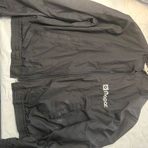 Men's Black Windbreaker Jacket